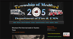 Desktop Screenshot of medfordfire.org
